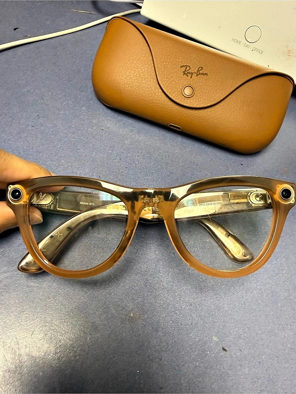 Ray-Ban Brown Eyeglasses with Case